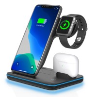 ３ in1 Fast Wireless Charger for iPhone, earbuds and apple watch